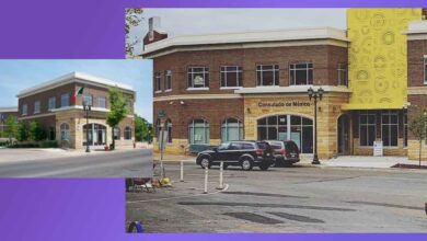 El Consulado de México en Saint Paul atiende a la comunidad mexicana de Minnesota, Dakota del Norte, Dakota del Sur y varios condados de Wisconsin.